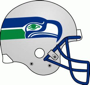 Seattle Seahawks helmet logo 1983-2001 | Vintage sports logos ...