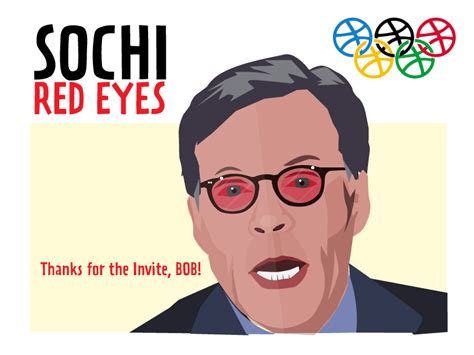 Bob Costas Eyes Sochi by benjamin on Dribbble