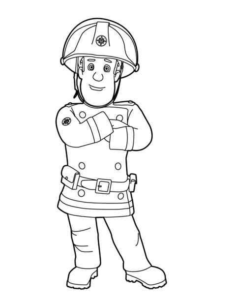 Sam-le-pompier-03 vqh source - Fireman Sam Kids Coloring Pages