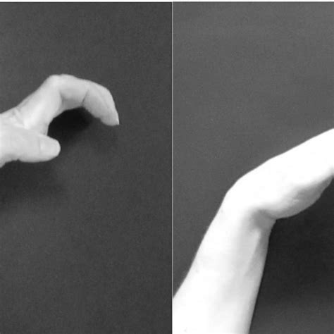 Examples of hand gestures to cue bunched (left) and retroflex (right) /r/. | Download Scientific ...