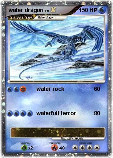 Pokémon water dragon 27 27 - water rock - My Pokemon Card