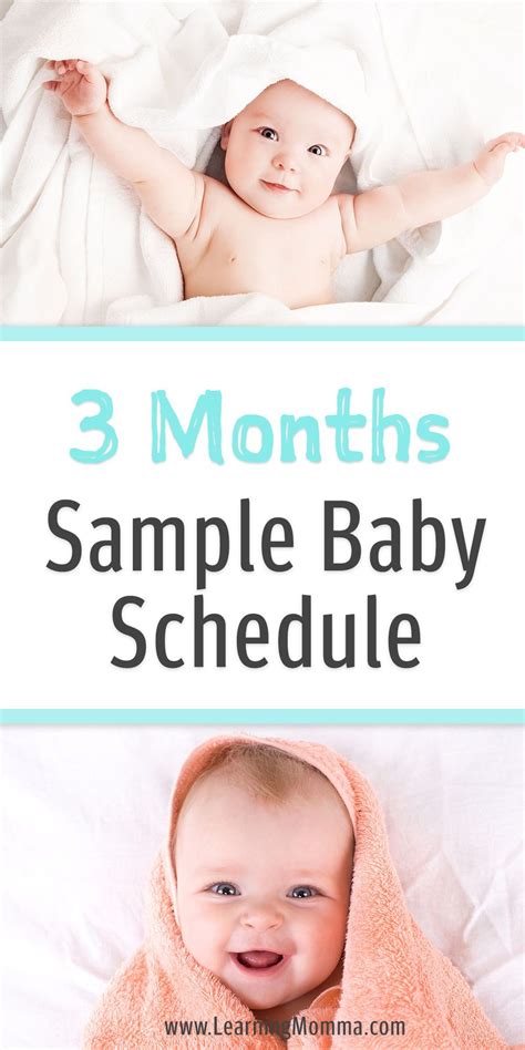 3 Month Old Sleep Schedule Babywise | Sample Daily Routine | Baby ...