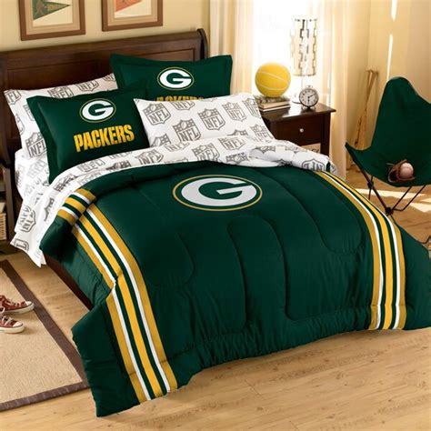 Green Bay Packers 7-Piece Full Size Bedding Set - NFLShop.com