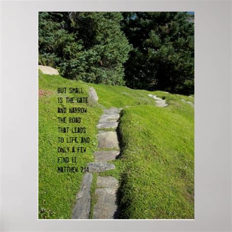 The Narrow Path Poster | Zazzle.com