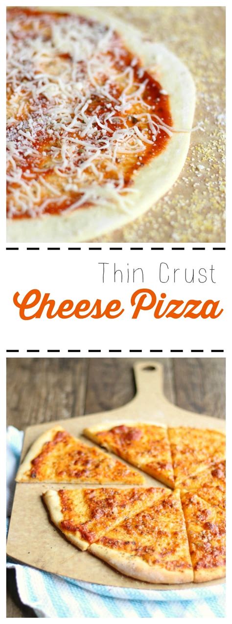 Thin Crust Cheese Pizza | Garden in the Kitchen