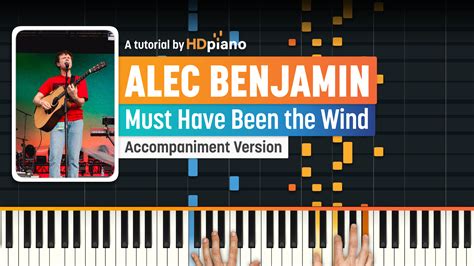 Must Have Been the Wind by Alec Benjamin Piano Tutorial | HDpiano