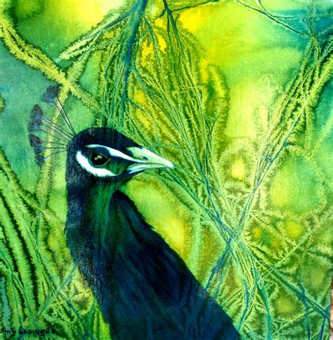 Curious - an original watercolor using high pigmented liquid Watercolors by Robert Doak ...