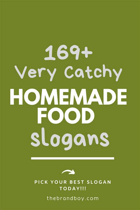 180+ Best Homemade Food Slogans | Healthy food slogans, Frozen food ...