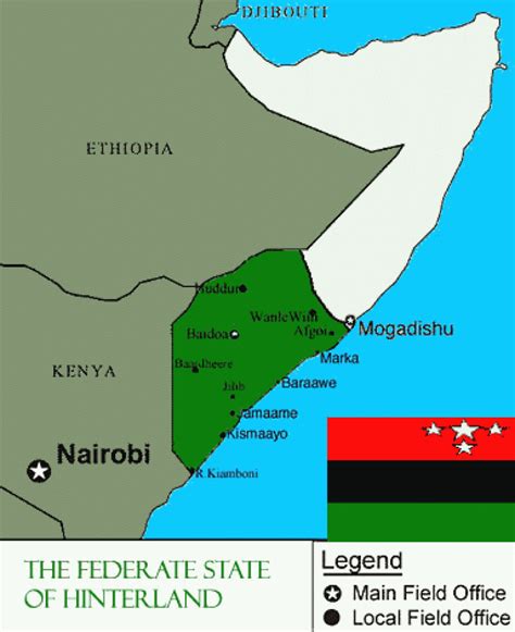 Jubaland State Map - Printable Map