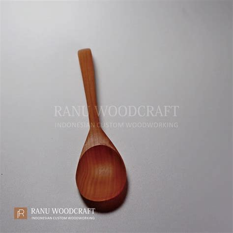 Sendok Makan Korea Kayu - Ranu Woodcraft Indonesia