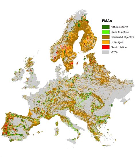 Map offers strategic vision for managing Europe’s forests - WUR