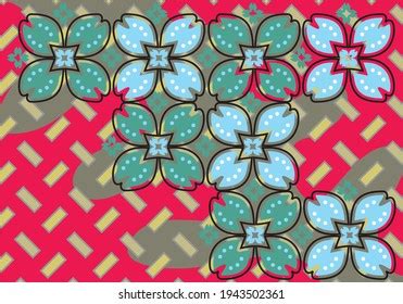 Batik Indonesian Technique Waxresist Dyeing Applied Stock Vector (Royalty Free) 1943502361 ...