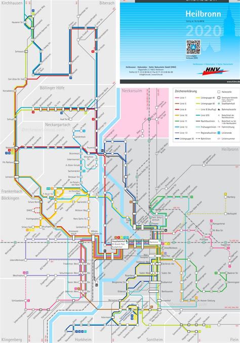 Heilbronn Transport Map