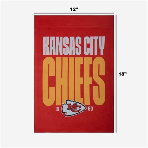 Kansas City Chiefs Garden Flag | Kansas city, Kansas city chiefs, Word ...