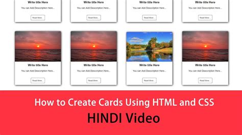 Card Using Html And Css