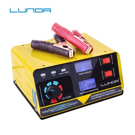 Car Battery Charger 12v 24v Full Automatic Electric Car Battery Charger ...