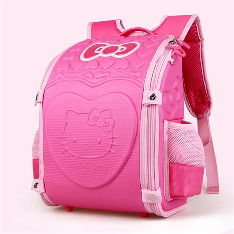 Hello Kitty School Backpack Children School Bags For girls kids Bag kit Schoolbag EVA Orthopedic ...