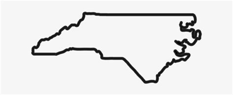 Carolina Outline North Nc State Clipart Clip Vector Cliparts Map Maps ...