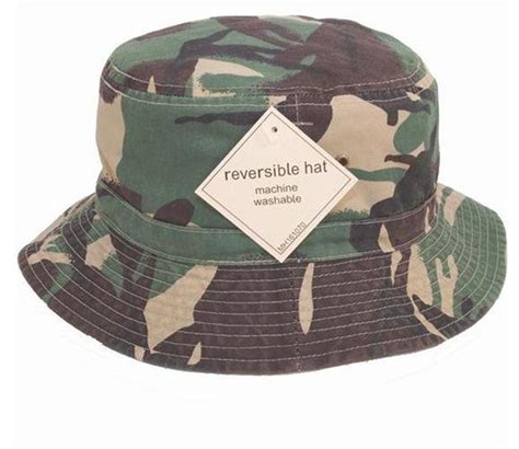 MENS REVERSIBLE BUCKET HAT CAMO DESIGN SUN HAT CAMOUFLAGE FISHING HATS SIZE S- L | eBay