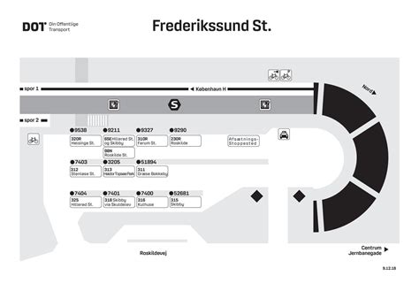 Oversigtskort over busser på Frederikssund Station | Gyldig 09.12.18 ...