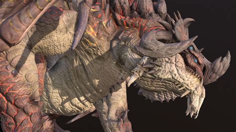 Boss Dragon Animated - 3D model by monstermod [97646ad] - Sketchfab