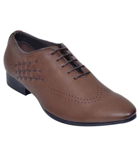 M & M Tan Formal Shoes Price in India- Buy M & M Tan Formal Shoes Online at Snapdeal