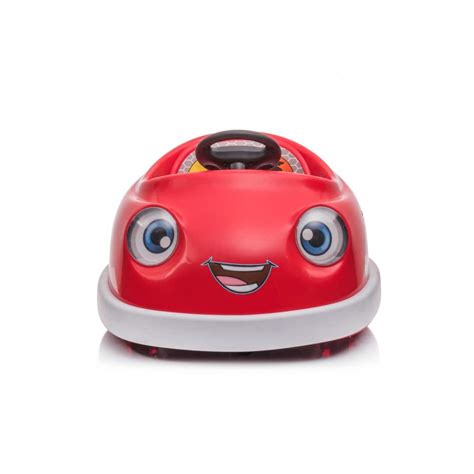 12v Dual Drive Electric Bumper Car for Kids with Pushrod and Music - Bed Bath & Beyond - 39957673