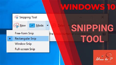 How to use Snipping Tool in Windows 10 (Beginners Guide) ? | #howto? - YouTube