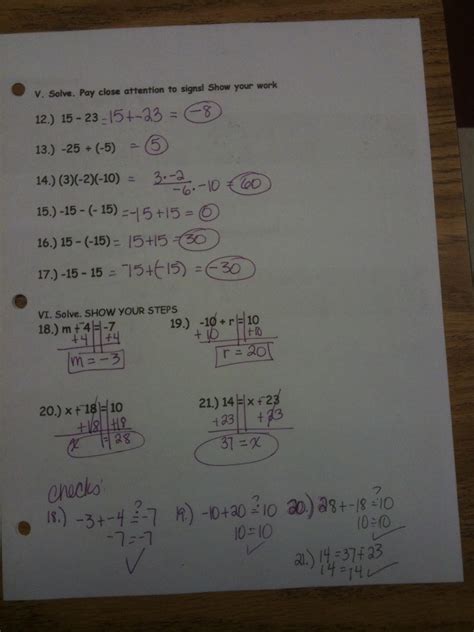 Mrs. Serpas' Math: 6th grade math practice test key