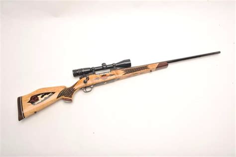 Weatherby Mk.V bolt action rifle, .270 Weatherby Magnum caliber, serial #P58136. The rifle is in