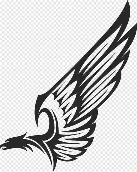 Eagle totem, eagle wing tattoo, png | PNGWing