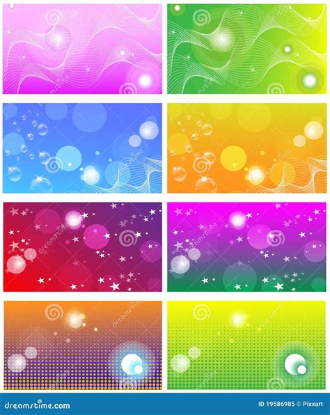 Business Card Templates, Backgrounds Stock Vector - Illustration of element, layout: 19586985