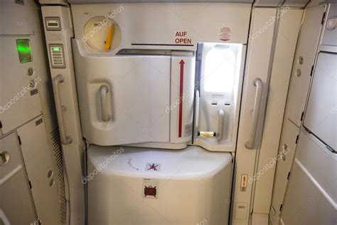 Airbus A380 airplane inside exit door – Stock Editorial Photo © Belish ...