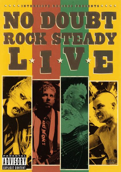 No Doubt – Rock Steady Live (2003, DTS 5.1. Dolby Digital 2.0, Dolby Digital 5.1, Region 0, DVD ...