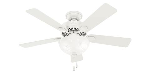 44in Swanson Ceiling Fan in Fresh White with LED Light Kit - Walmart.com