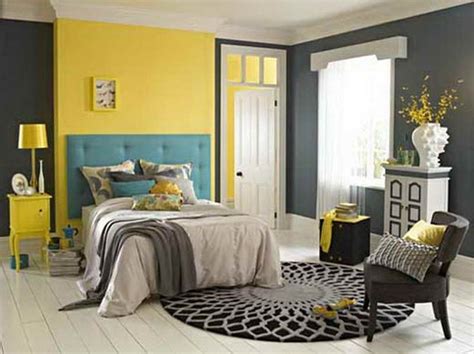 interior design in blue and yellow colors | The surprising photo above, is part of Color Sch ...