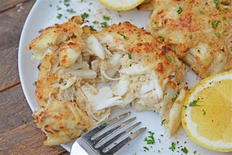 Maryland Crab Cakes are made with jumbo lump crab meat with little ...