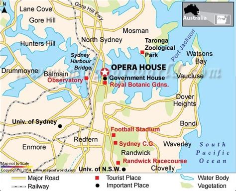 Sydney Opera House, Australia - Map, Facts, Location, Information