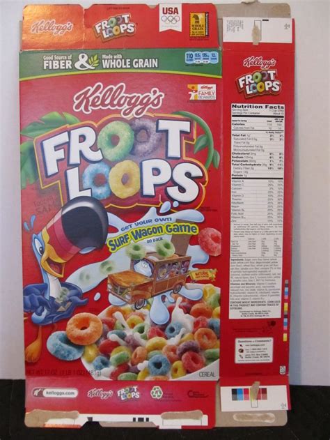 Froot Loops | Pops cereal box, Sources of fiber, Cereal box