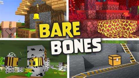 Bare Bones Texture Pack for Minecraft | Simplistic and Vibrant pack ...