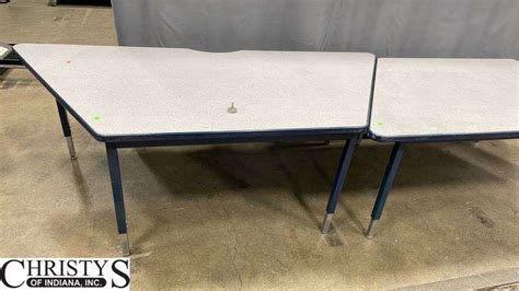 2 Trapezoid Tables 77x35 - Christys