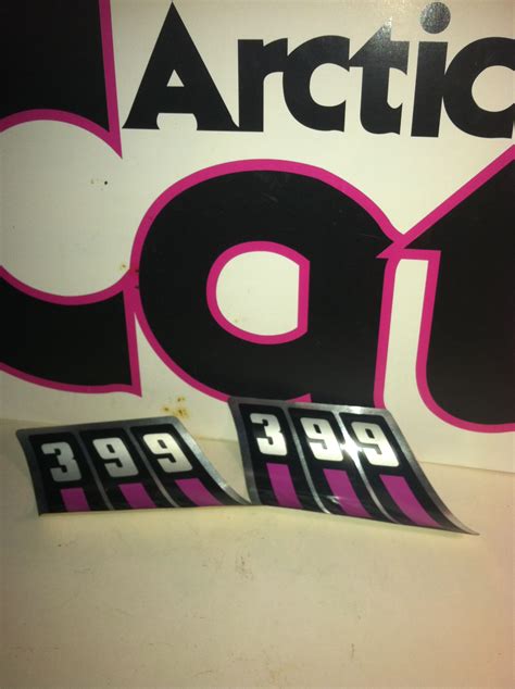 VINTAGE ARCTIC CAT VINTAGE SLED DECALS SNOWMOBILE VINTAGE PARTS - VINTAGESLEDPARTWAREHOUSE.COM