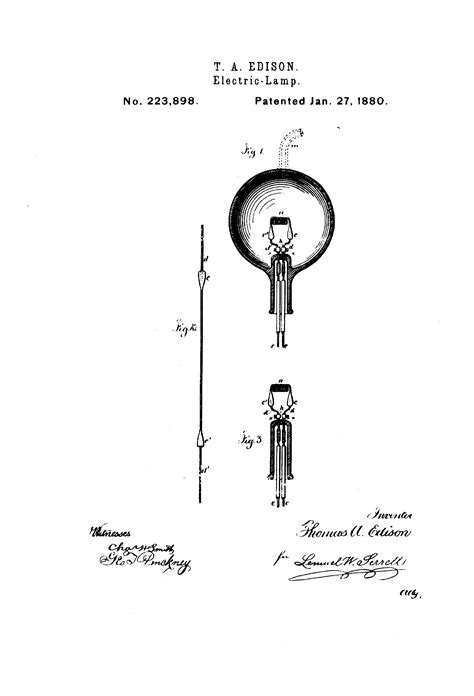 Thomas Edison Light Bulb Drawing at PaintingValley.com | Explore collection of Thomas Edison ...