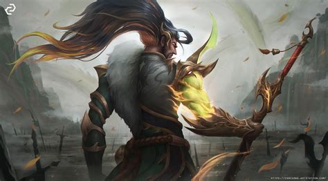 ArtStation Dragonmancer Yasuo Splash Art For League Of, 53% OFF