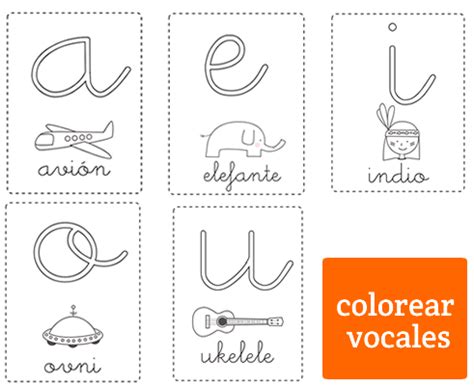 Vocales Para Colorear Mayusculas Y Minusculas ~ Vocales Mayusculas ...