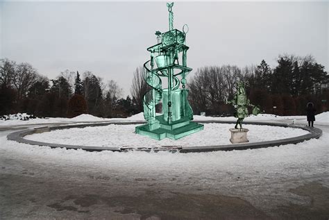 Fountain "Clepsydra". Visualization.--Water clock, clepsidra (ancient Greek κλεψύδρα from κλέπτω ...