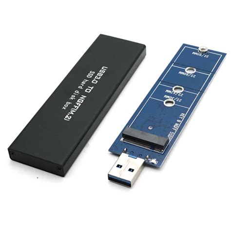 free shipping M.2 to USB3.0 Adapter, B Key M.2 SSD Adapter USB 3.0,USB to 2280 M2 SSD Drive ...