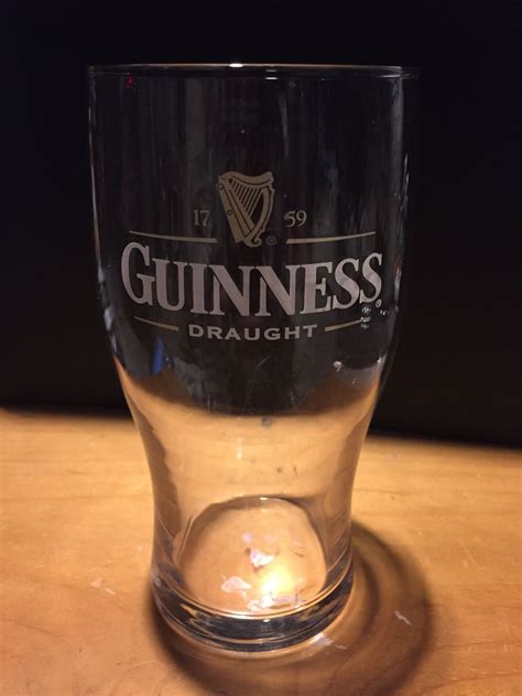 Guinness beer Pint glass