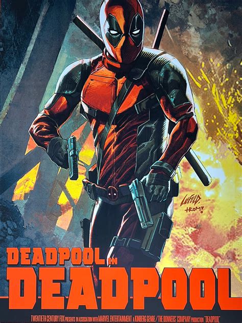 Deadpool - 2016 Rob Liefeld poster movie print – Sold Out Posters