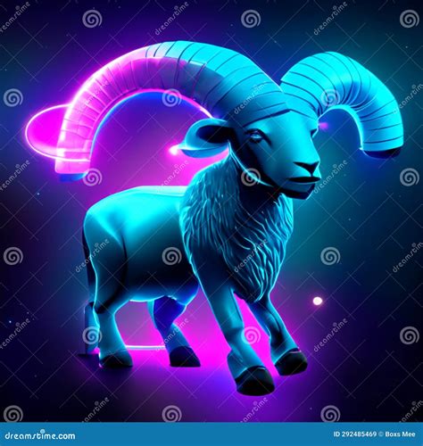 Ram Zodiac Sign. Zodiac Symbol of the Year 2020. Vector Illustration Stock Illustration ...